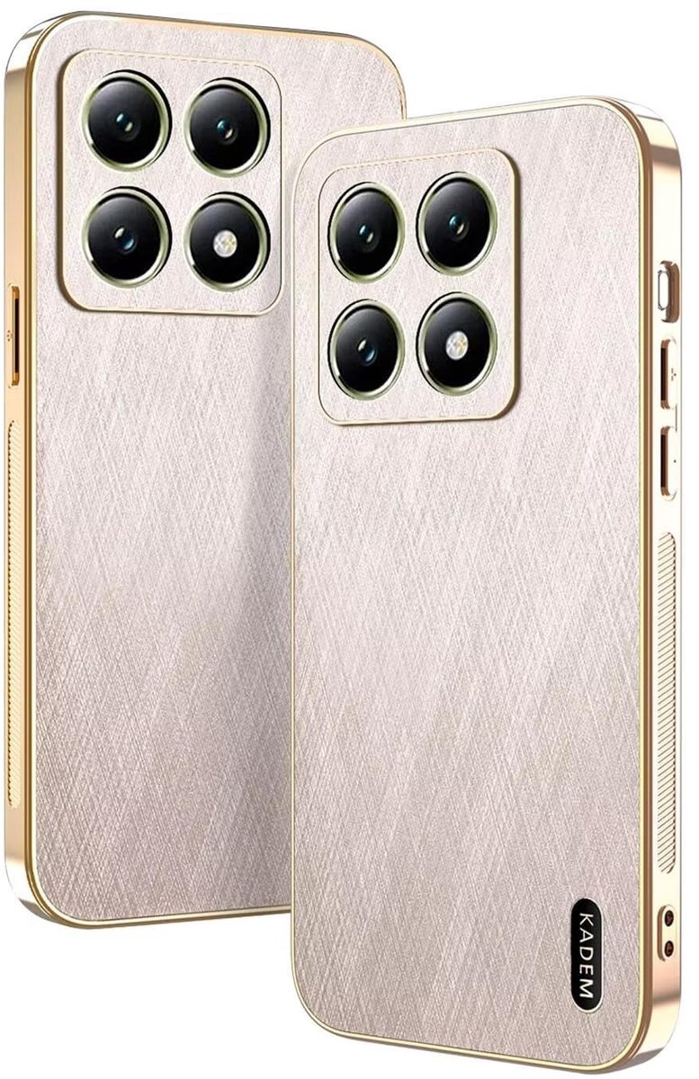 Dailygoods- Beschermhoes Ultradun - Siliconen/Leer - Schokbestendig - Elegant/Luxe - Compatibel met Oppo Reno15 Pro 5G - 1ste Klasse Kwaliteit - Telefoonhoes