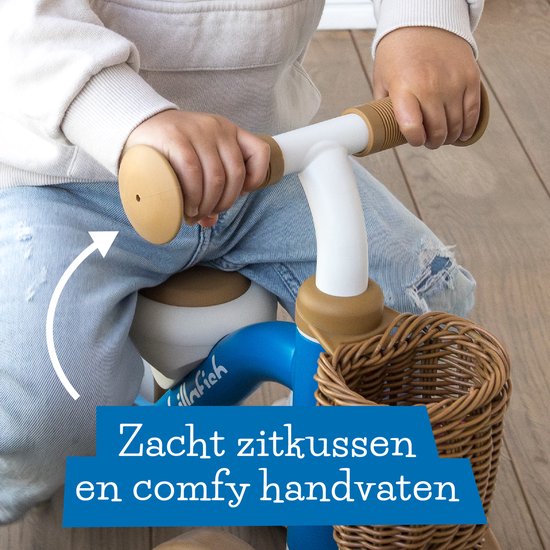 Loopfiets Handvat Chillafish Loopfiets 1 jaar voor jongens en meisjes met mandje ...