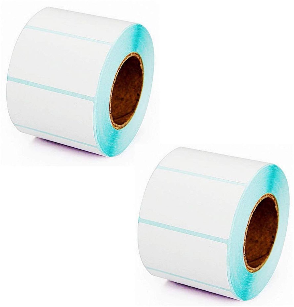 Dailygoods- Huishoudetiketten 1400 stuks - Zelfklevende Etiketten - Thermische Etiketten - Vriesetiketten - Universele Etiketten - Diameter binnengat 4 cm