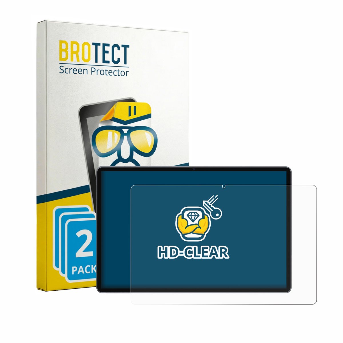 BROTECT - Screenprotector voor Maxlegen M31 13" - Folie Beschermfolie transparant 2 Stuks