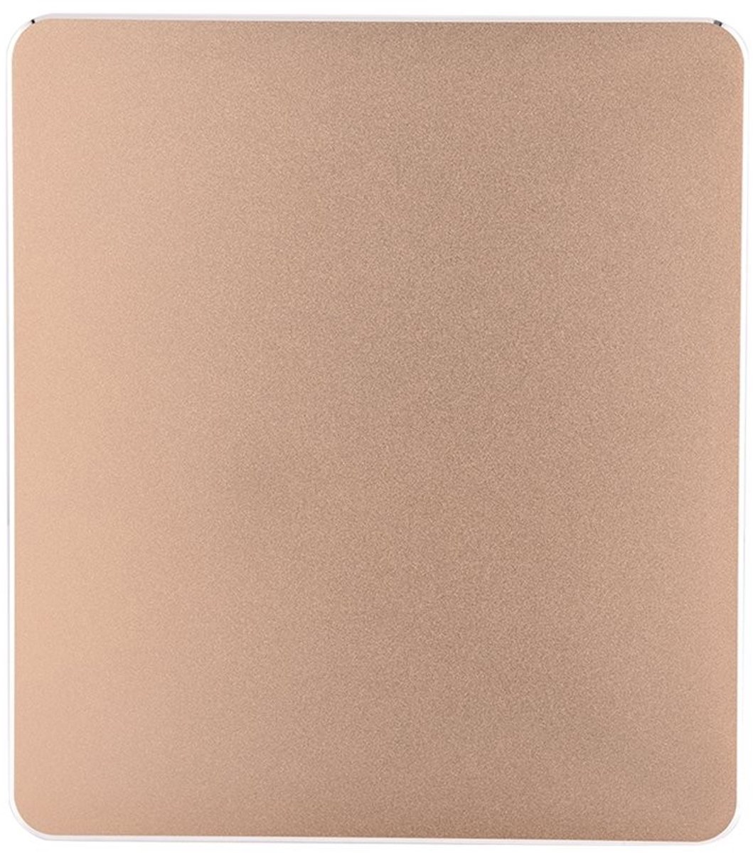 Dailygoods- Muismat Dubbelzijdig Aluminium - Gaming Muismat - Harde Muismat - Nauwkeurige Bediening - 18x16 cm - Zware Grip