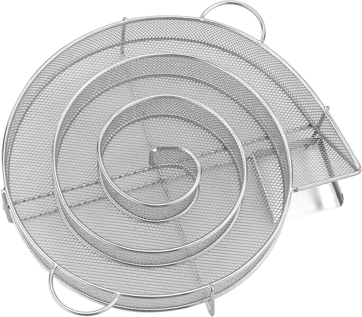 Roestvrijstalen Grillmand BBQ Mand Buiten Gegrild Eten Bereiden Gelijkmatige Warmteverdeling 25 x 18 x 4 cm