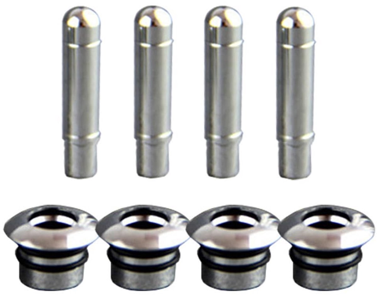 Dailygoods- Deurslot - 8 Stuks Auto Deurslot Knop - Aluminiumlegering - Compatibel met Chevrolet Cruze/Malibu - Perfecte Pasvorm - Hoogwaardig Materiaal - Deurslotknop
