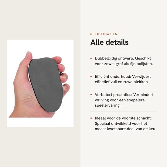 Dailygoods- Biljartkeupolijstdoek Dubbelzijdig - Polijstpasta - Sponspad - Schuurpapier - Onderhoud - Soepele speelervaring - Polijstpad van Dailygoods — afbeelding 2