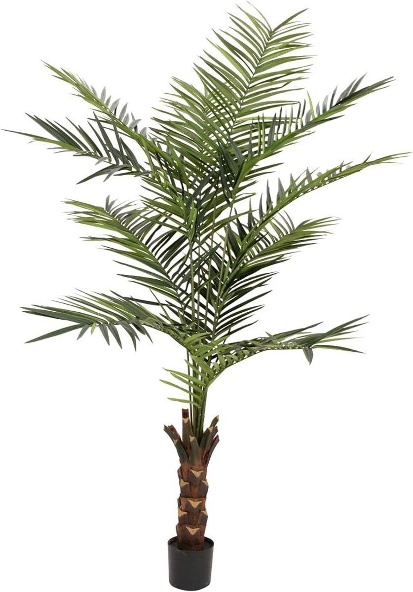 Kunstmatige Kentia palmboom - Nep palmboom - Woonruimte decoreren - Natuurgetrouwe bladere