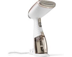 Conair Turbo Extreme Steam Handheld Kledingstomer GS59XE, 230ml afneembaar waterreservoir, Snelle opwarming in 40 seconden, Turbo Extremesteam Kledingstomer GSC, Wit/Champagne
