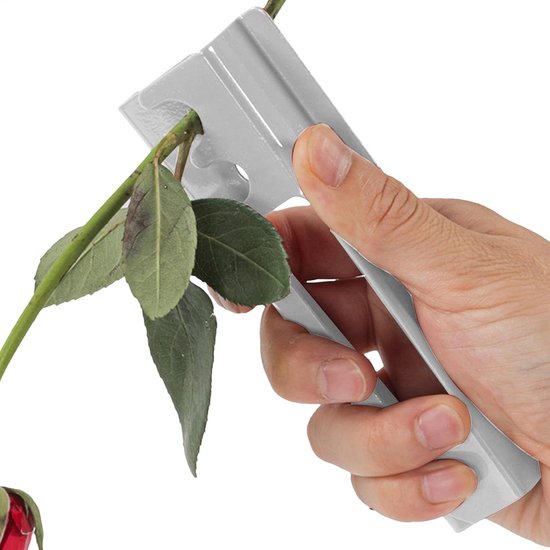 Doornen Verwijderaar - Rozen Tang - Bloemen Schikken - Dubbele Doornen Reiniging - 116 Gram - Zilver — afbeelding 3