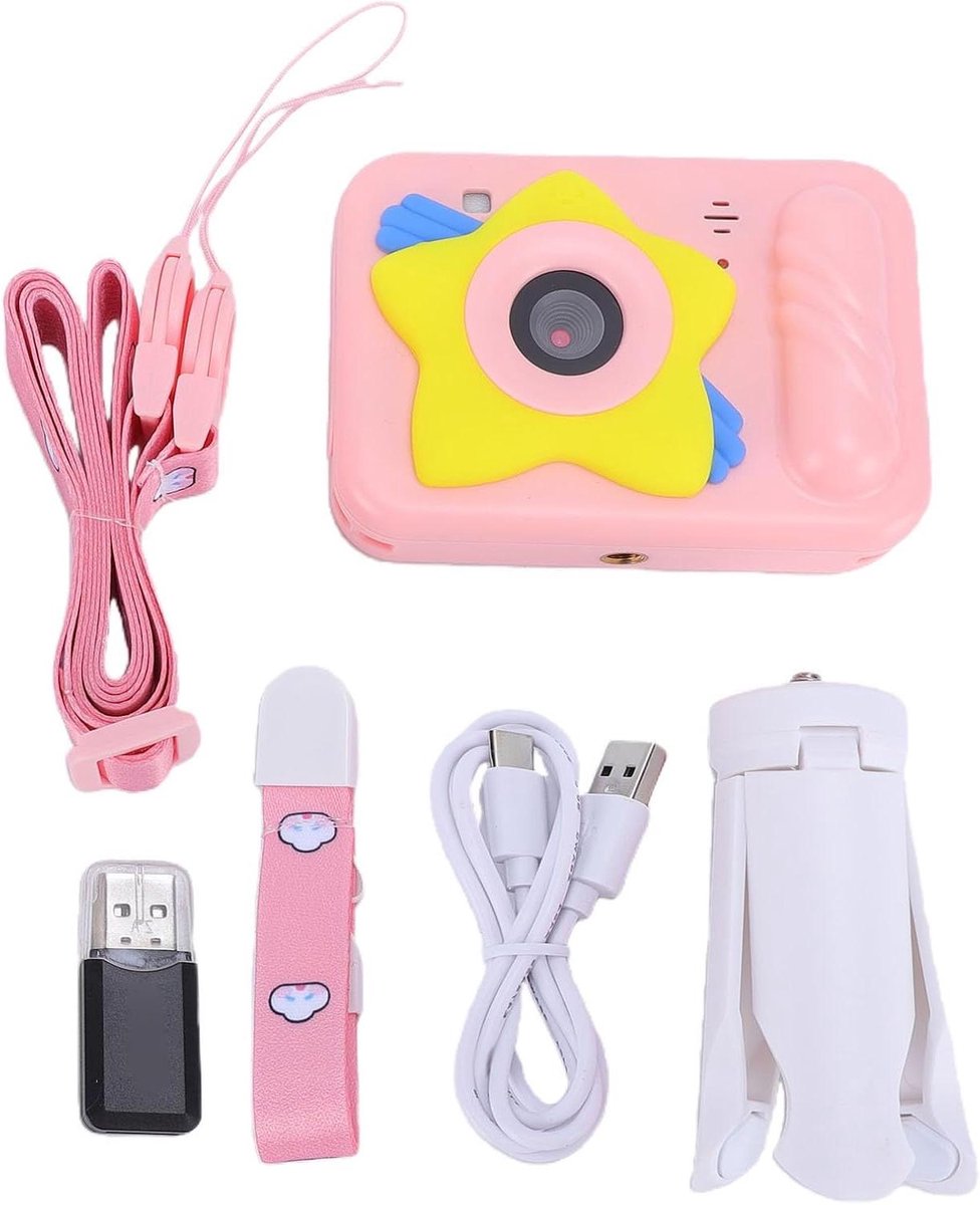 Kindercamera Onderwater - Waterdichte Camera Kinderen - Vakantiepret Vastleggen - Drijvend Ontwerp - 48 MP - Blauw