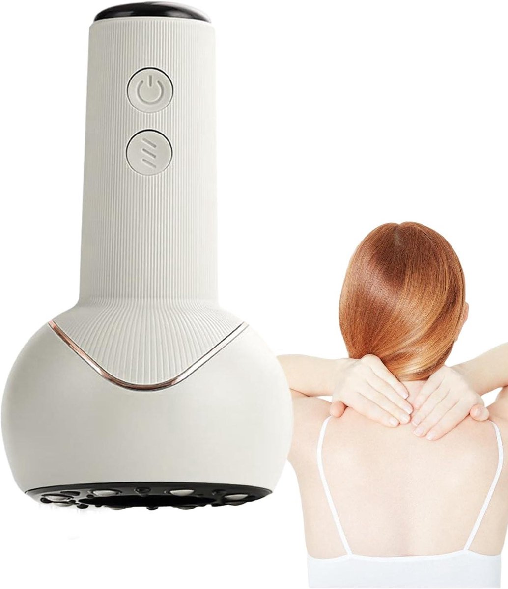 Elektrische Cupping Machine - Massage Apparaat - Spierherstel Ontspanning - Instelbare Intensiteit - 19.5 x 12.5 x 9.5 cm - Zwart