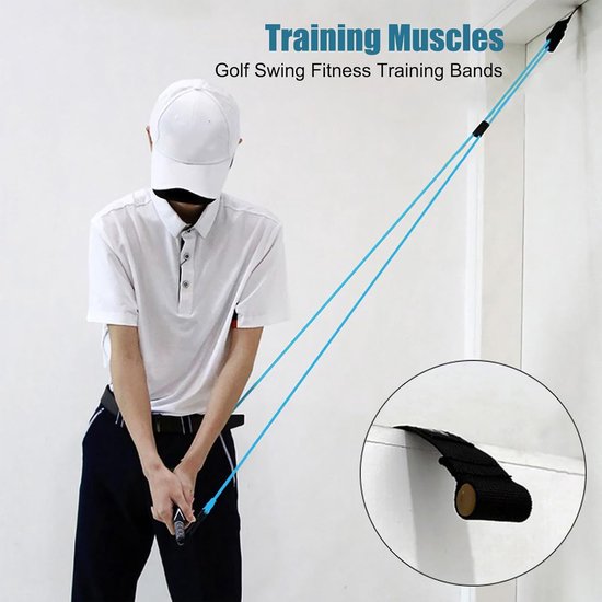 Golf Swing Touw - Trainingshulp Weerstandsband - Golfslag Verbeteren - Latex Hoge Elasticiteit - 26 x 17 x 5 cm van GOLF — afbeelding 3