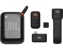 JBL EasySing Mic Mini - Draadloze Microfoon Set - USB-C, AUX, Bluetooth - Compacte Microfoon - Karaoke - Dasspeld - Lavalier - Video's, Livestreams, Vloggen, Podcast, Content - PartyBox