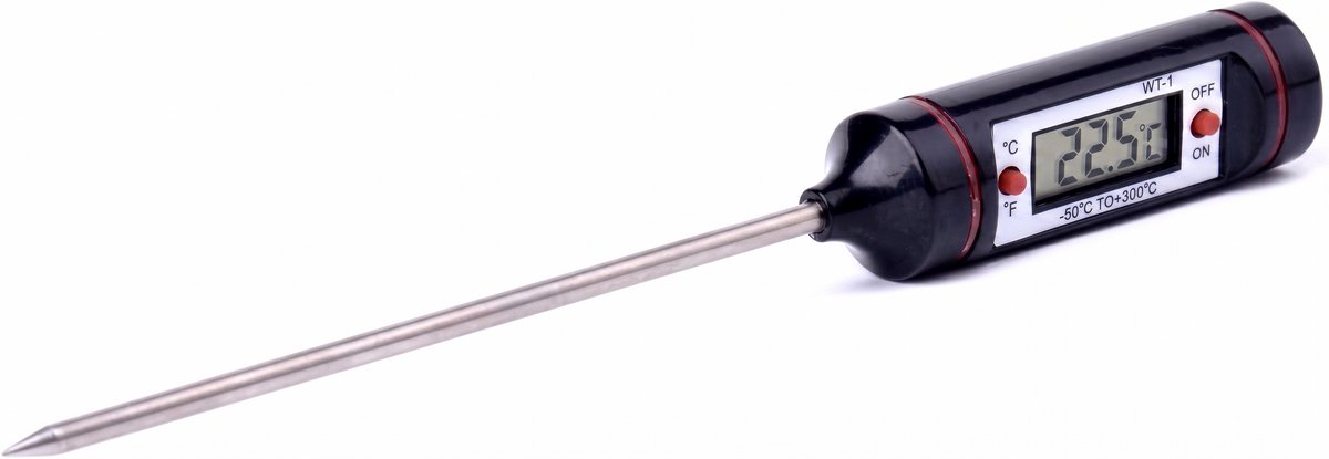 Digitale Thermometer - Thermometer keuken - Koken Bakken en Braden - Zwart - IXEN
