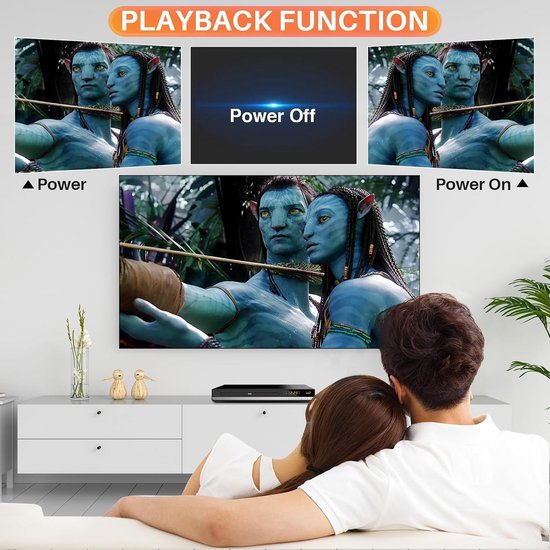 HD DVD Player with HDMI, Region Free DVD Players for Smart TV, 1080P Upscaling, HDMI/RCA Output Cable Included, Break Point Memory, Built-in PAL/NTSC, CD Players for Home (No Blue Ray) — afbeelding 3