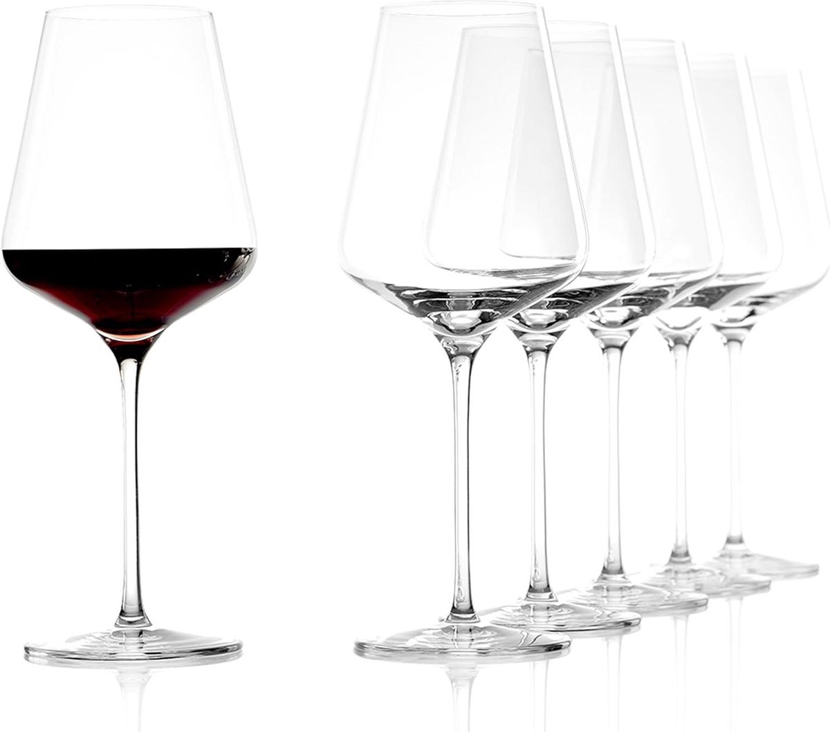 Stölzle Lausitz Bourgogneglazen Quatrophil 6-delig, 710 ml – Elegante kristallen glazen, ideaal voor Bourgogne, optimale aromaontwikkeling, vaatwasserbestendig en schokbestendig