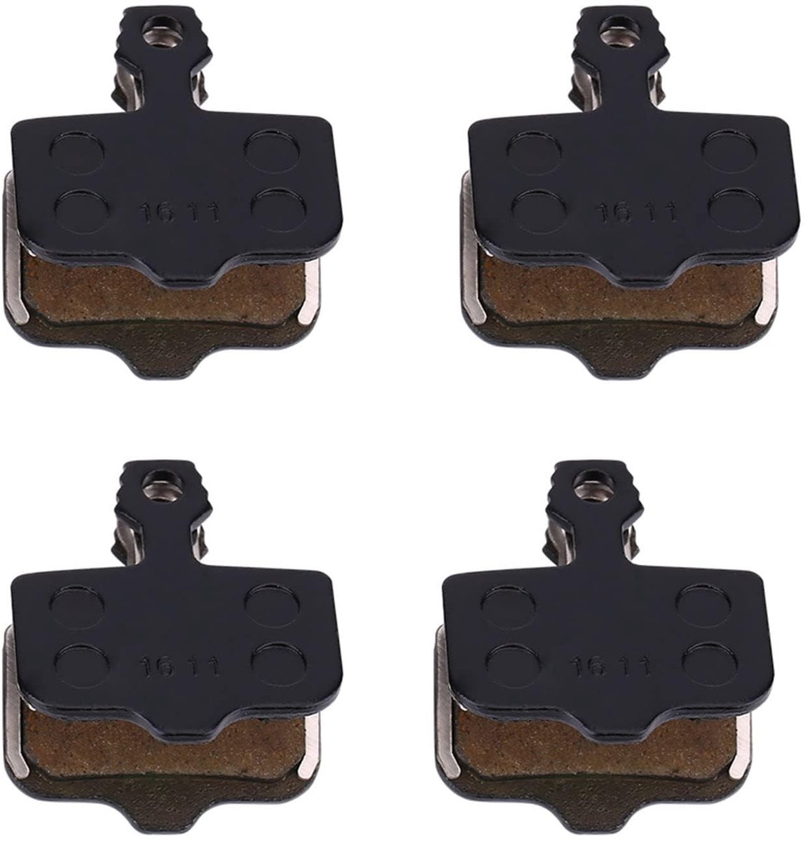 Dailygoods- Bremsbelägen 4 Paar - Metalen Schijfremblokken - Geschikt voor Avid Elixir R/CR/CR-MAG/X0 XX DB - Lichtgewicht & Duurzaam - Betrouwbare Remkracht - Verbeterde Warmteafvoer