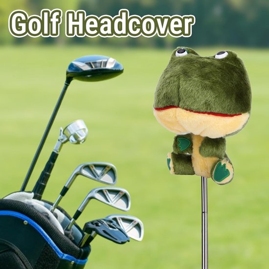 Dailygoods- Golf Headcover Kikkervorm - Pluche Golf Club Protector - Beschermende Driver Hoofdhoes - 1 Stuk - Hoogwaardig Materiaal - Duurzaam en Zacht - Golfclubhoes van Dailygoods — afbeelding 5