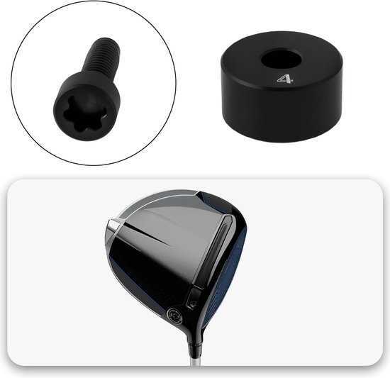 Dailygoods- Golfgewicht 4g - Compatibel met Taylormade - Schroef - Clubgewicht - Perfecte pasvorm - Diameter 13 mm, hoogte 19 mm van Dailygoods — afbeelding 3