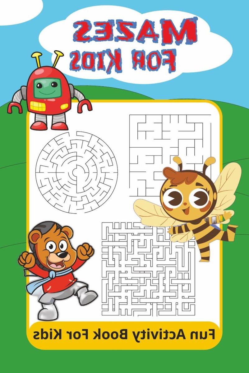 Puzzelboek voor Kinderen - Doolhof Boek - Hersenen Trainen - 180 Puzzels - 6x9 inch - Niet gespecificeerd