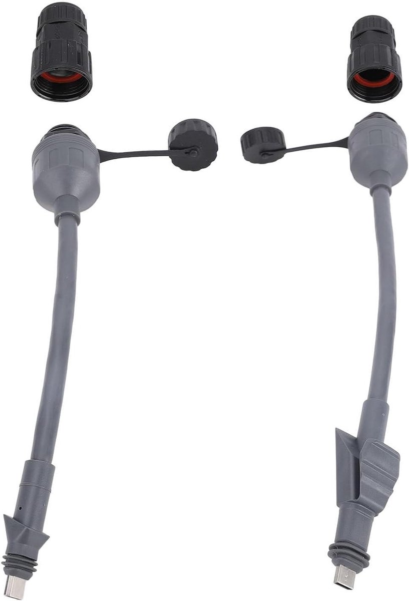 Kabelverlenging Adapter - Ethernet Koppeling - Netwerk Stabiliseren - Plug en Play - 2 Stuks - Zwart