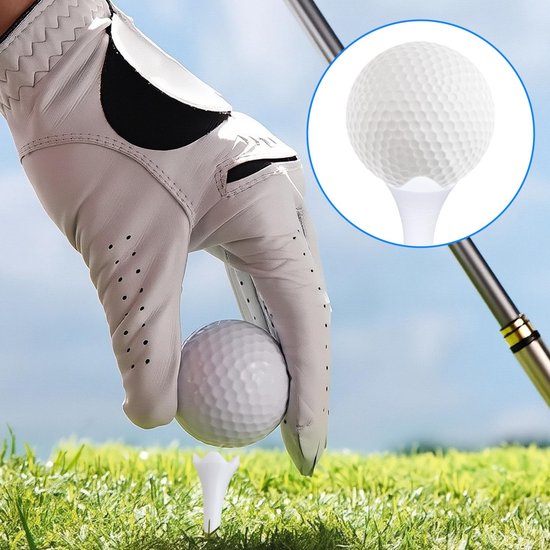 Dailygoods- Golf Tees 39 mm - 30 Stuks - Kunststof - Antislip - Schokbestendig - Voor Beginners/Professionals - Ideaal voor Simulator - Golf Spikes — afbeelding 4