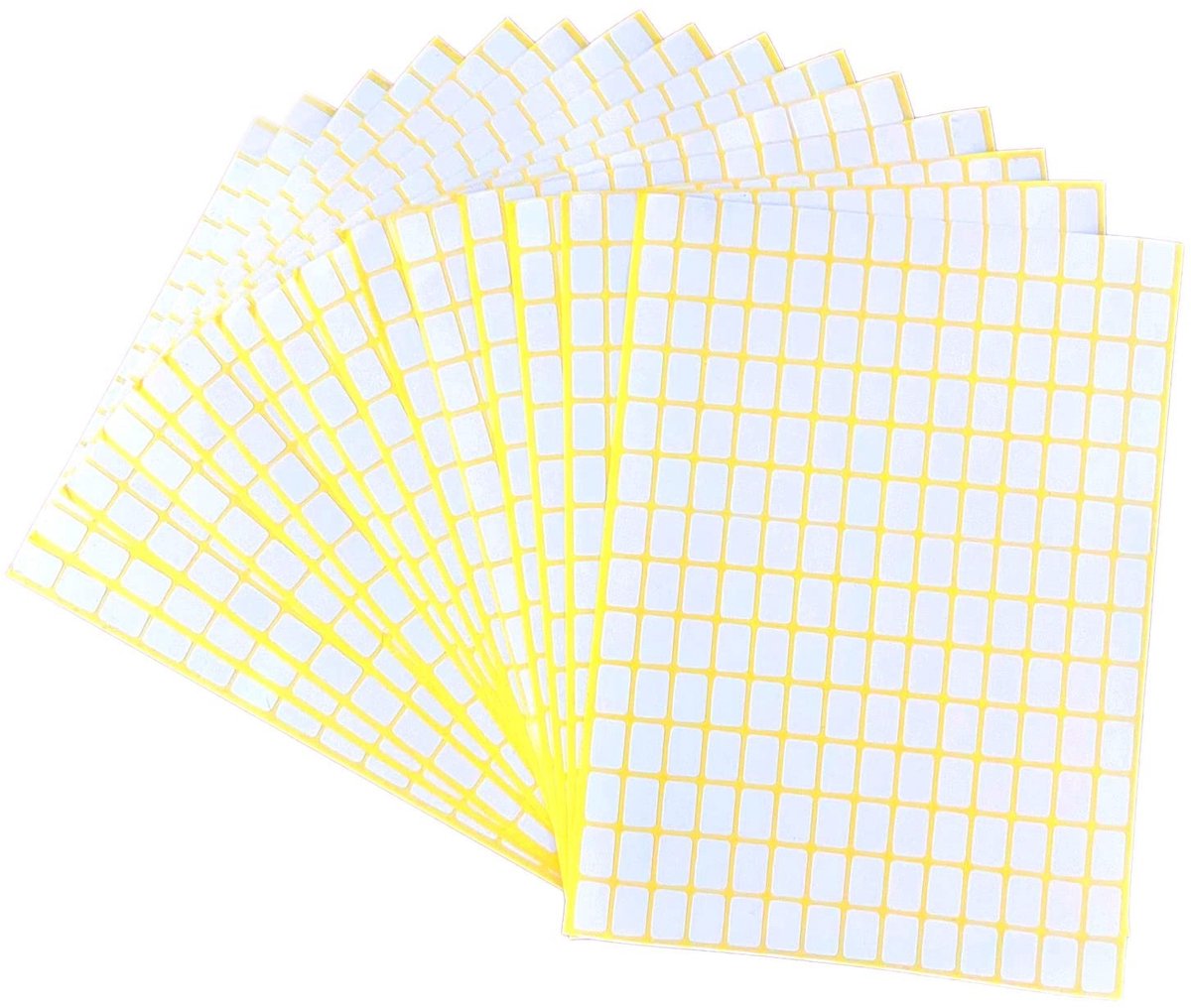 Dailygoods- Etiketten 2940 Stuks - Witte Zelfklevende Labels - Kleine Rechthoekige Stickers 13 x 8 mm - Mat Oppervlak - Verwijderbaar - Geschikt voor Schrijven - Labelstickers