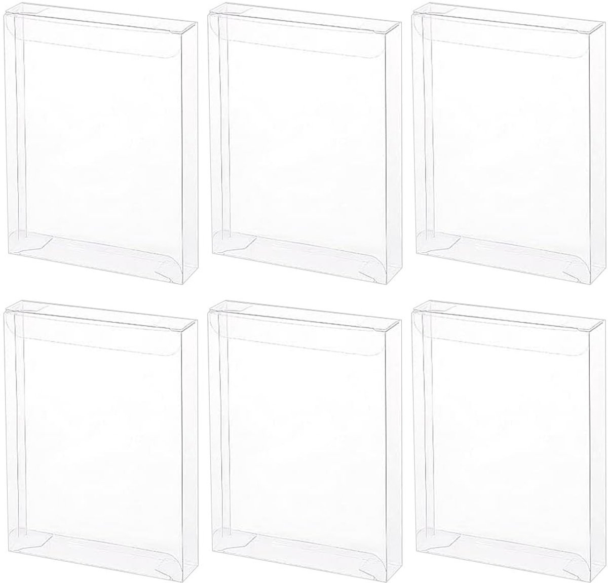 Dailygoods- Traktatiedoosjes 30 stuks - Transparante Geschenkdoosjes - PVC - 15,1 x 11,5 x 2,6 cm - Bedankcadeautjes - Creatieve Verpakking
