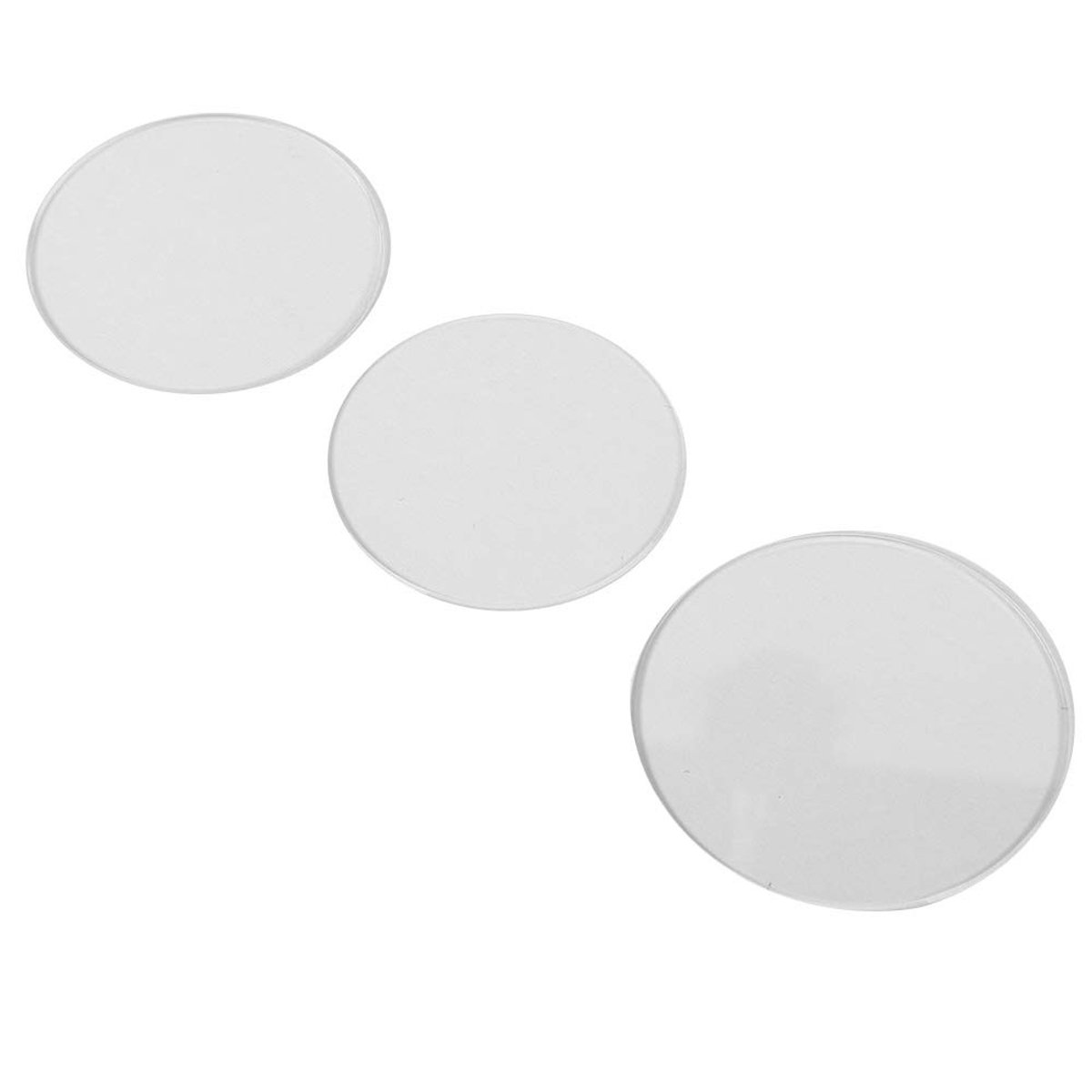 Dailygoods- Horlogeglas 3-delig - Vervangend Horlogeglas - Optisch Glas - Ronde Vorm - 35mm/36mm/40mm - Superheldere Lens - Horloge Lens