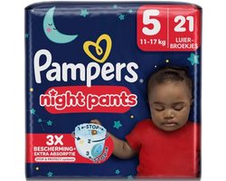 Pampers Baby Dry Night Pants luierbroekjes maat 5 | 21 stuks - nacht luierbroekjes - Luiers maat 5