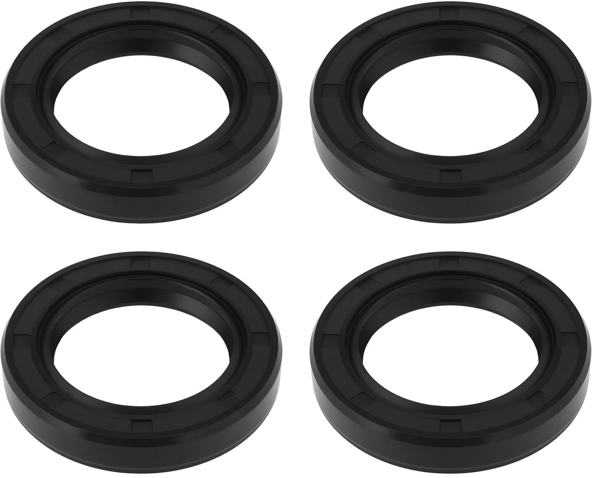 Dailygoods- Olieafdichtingen - 4 x Skelettische Afdichtingen - Dubbele Lip - Nitrilrubber - 32 x 48 x 8 mm - Waterdicht/Stofdicht - Afdichting