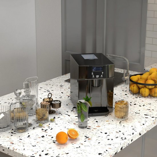 Innovastore IJsblokjesmachine - Waterdispenser - IJsblokjesmaker - Draagbare IJsmachine - Koudwatermachine - IJsblokjes - Zwart — afbeelding 5