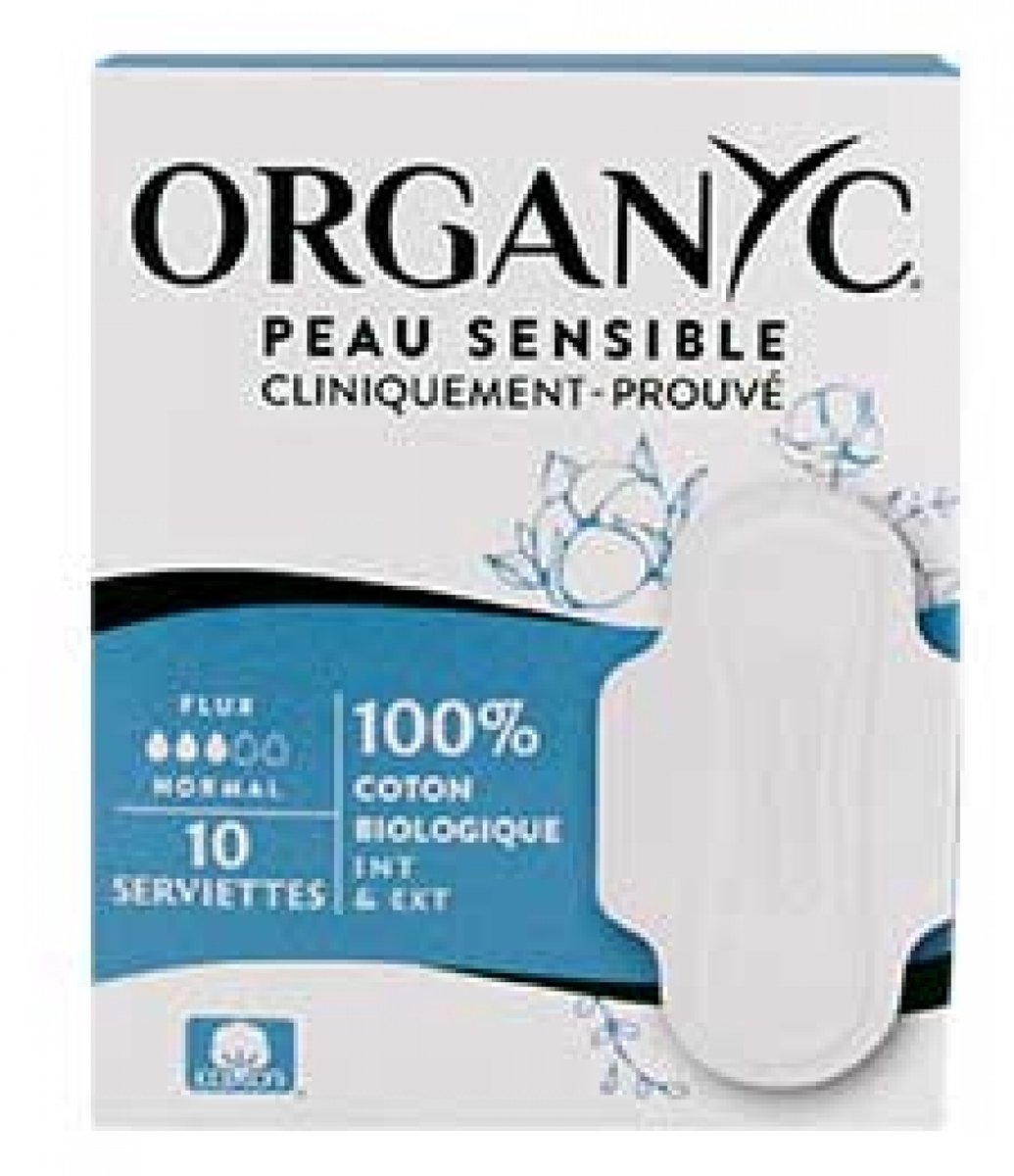Organyc 10 Normaal Stromende Hygiënische Handdoeken