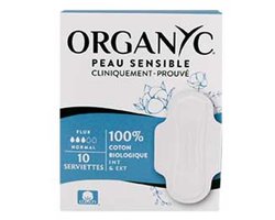 Organyc 10 Biologische Maandverbanden Normaal