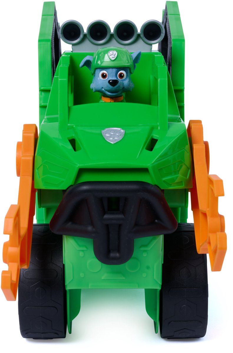 PAW Patrol - De Dino Film - Megasaurus Dino -Voertuig met een opblaasbare speelgoeddinosaurus van 76,2 cm en Rocky-actiefiguur — cadeau in Spellen & Speelgoed - foto 7