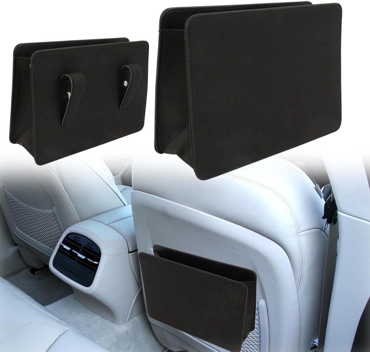 Opvouwbare Auto Afvalemmer - Reis Prullenbak - Auto Interieur Netjes - Compact Opvouwbaar - 7 x 20.5 x 14.8 cm