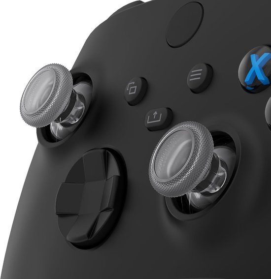 Vervangende Thumbsticks - Analoge Joysticks Controllerknoppen - Games Spelen - Transparant Zwart Design - 2 stuks - Zwart — afbeelding 5