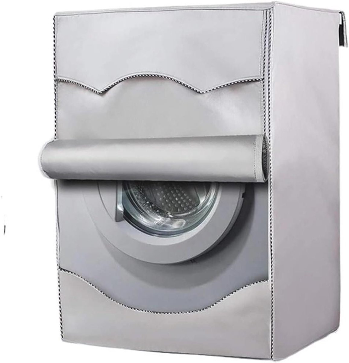 Wasmachinehoes Apparaatbeschermer Apparaat Beschermen Waterafstotend Materiaal 60 x 65 x 85 cm Zilver