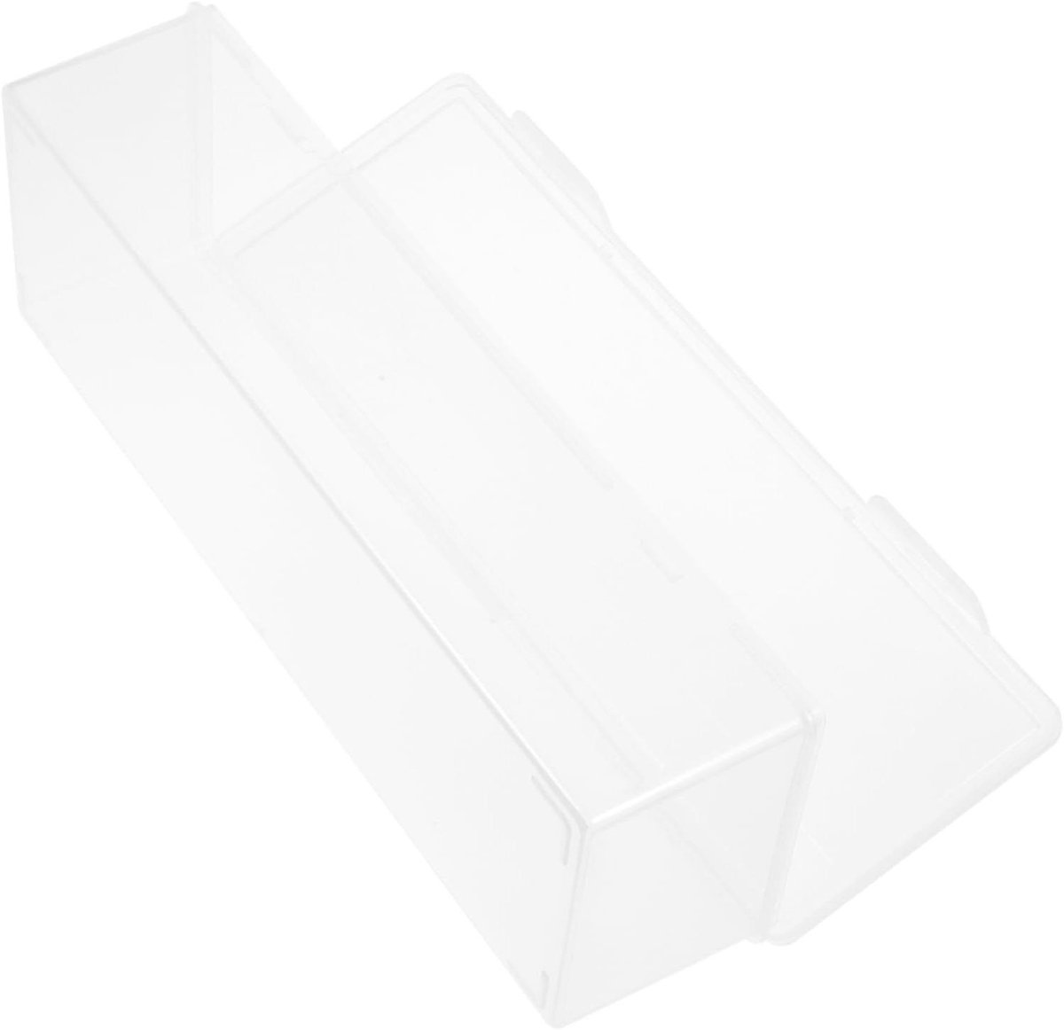 Voedselbewaarbakken - Koelkast Organizer - Voedsel Vers Houden - Stapelbaar Ontwerp - 30x10x7.2CM - Transparant