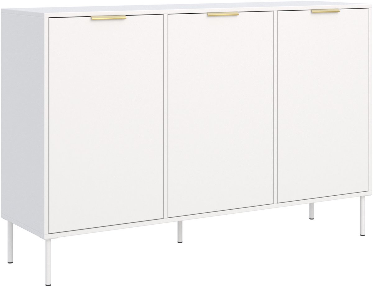 Selsey Vena - Dressoir met 3 deuren, Wit, 150 cm