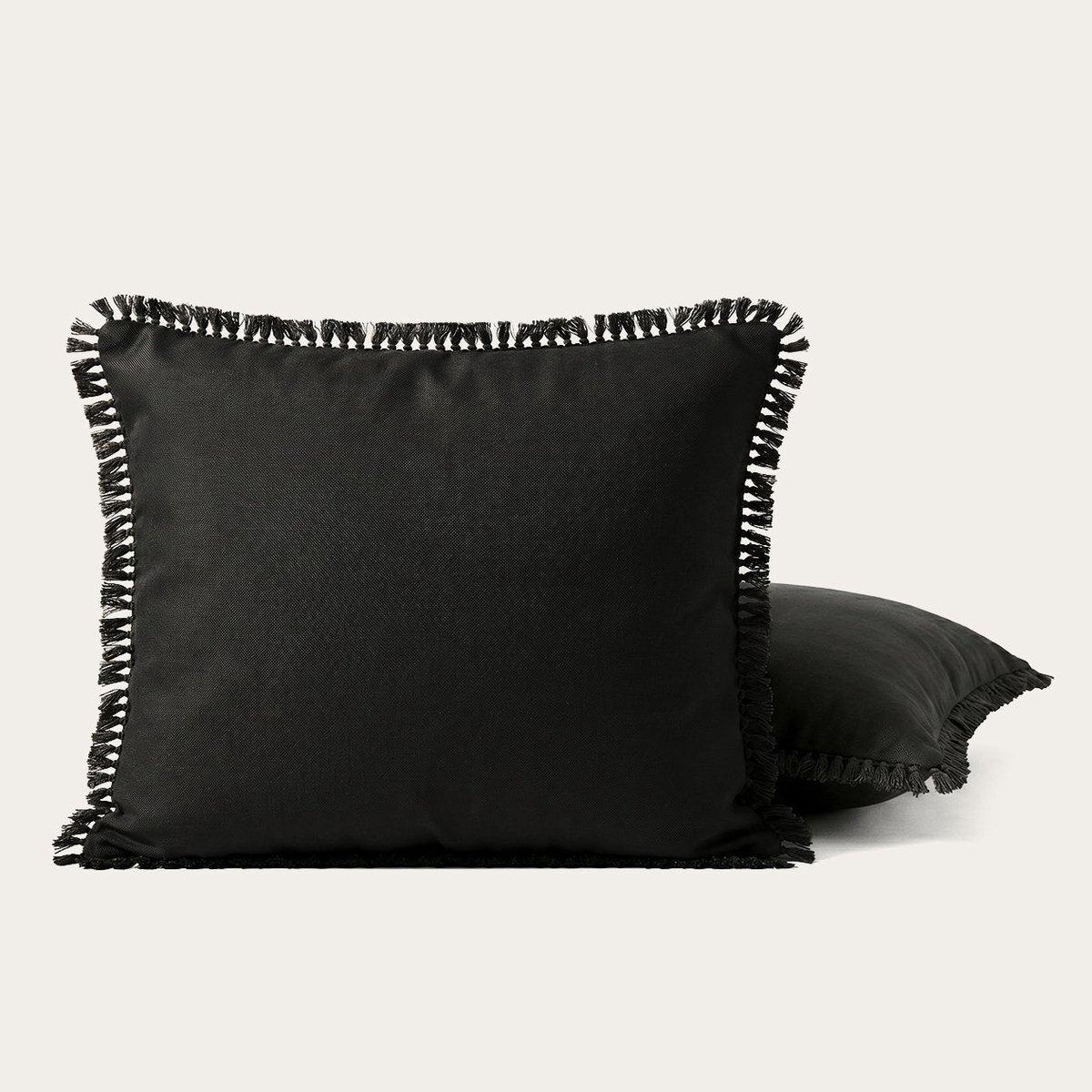 HappyBed Kussenslopen Black 60x70 cm - Kussensloop set 2 stuks - 100% Microvezel - Ultieme slaapcomfort