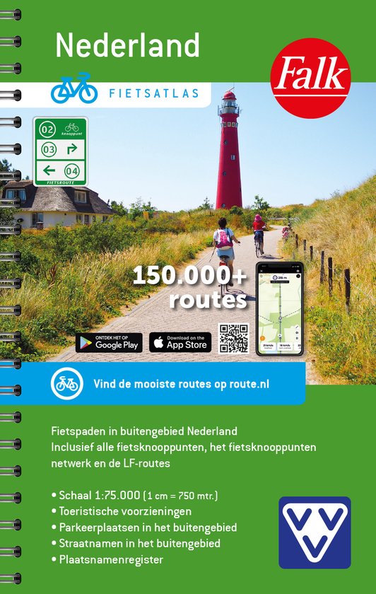 Falk VVV Fietsatlas Nederland - cover