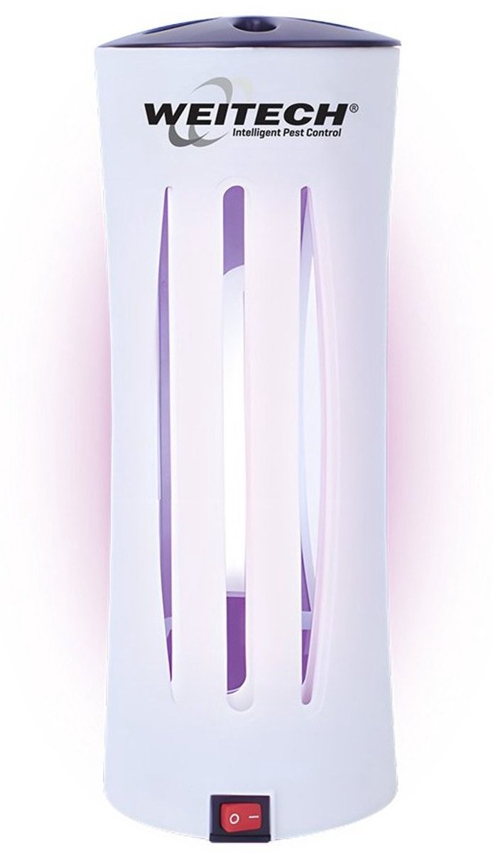 Weitech UV Insectenlamp met Kleefplaat - 30 m² - Muisstil