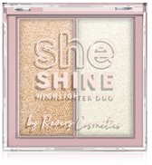 REVERS Cosmetics SHE SHINE Highlighter Duo 02 Afterglow – 7,2 g – Glow Highlighter Duo