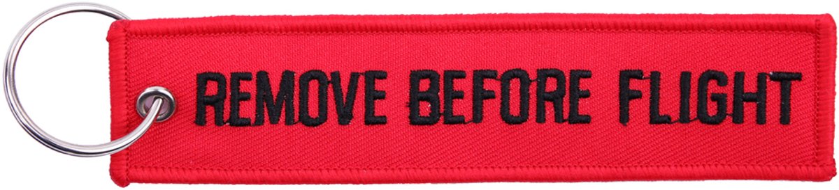 Sleutelhanger RBF zwart/rood #64