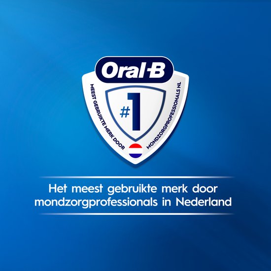 Oral-B: Het meest gebruikte merk door mondzorgprofessionals in Nederland.
