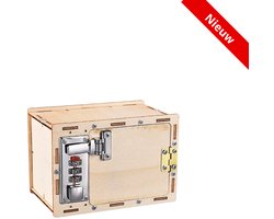 Kitcreatives- Bouwpakket Kluis met Cijferslot- Science Kit