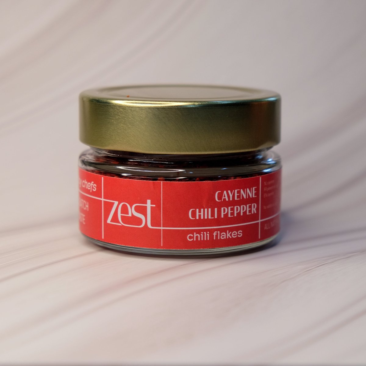 Cayenne Chili Flakes – Pittige Chilivlokken 45g – ZEST Spices