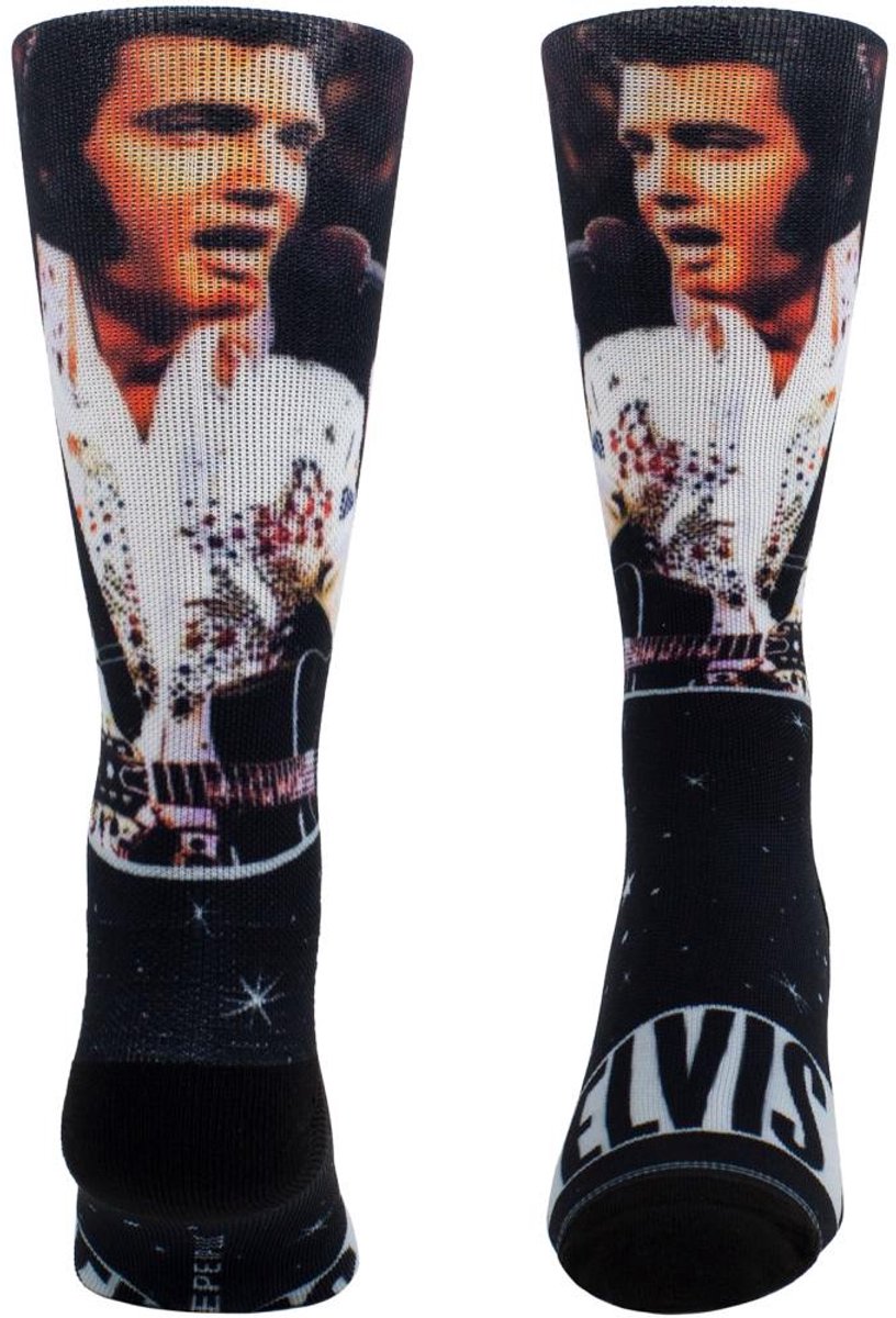 Elvis White Suit Socks (One Size - EU 40-46)