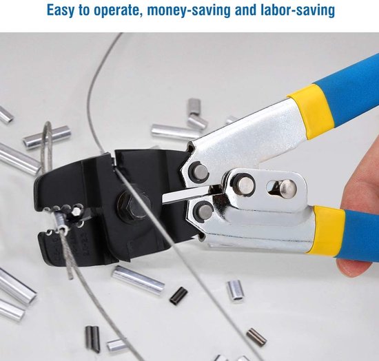 aladdien - Carbon Stalen Vis Pliers - Multifunctionele Kniptang - Voor Vissnoer en Crimp Sleeves - Geschikt voor Vissers - Kleur Rood - Ideaal voor .. van Aladdien — afbeelding 3