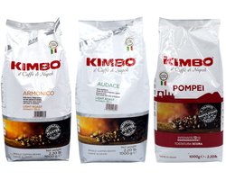 Kimbo Proefpakket - Audace Armonico Pompei - 3 x 1kg - Koffiebonen