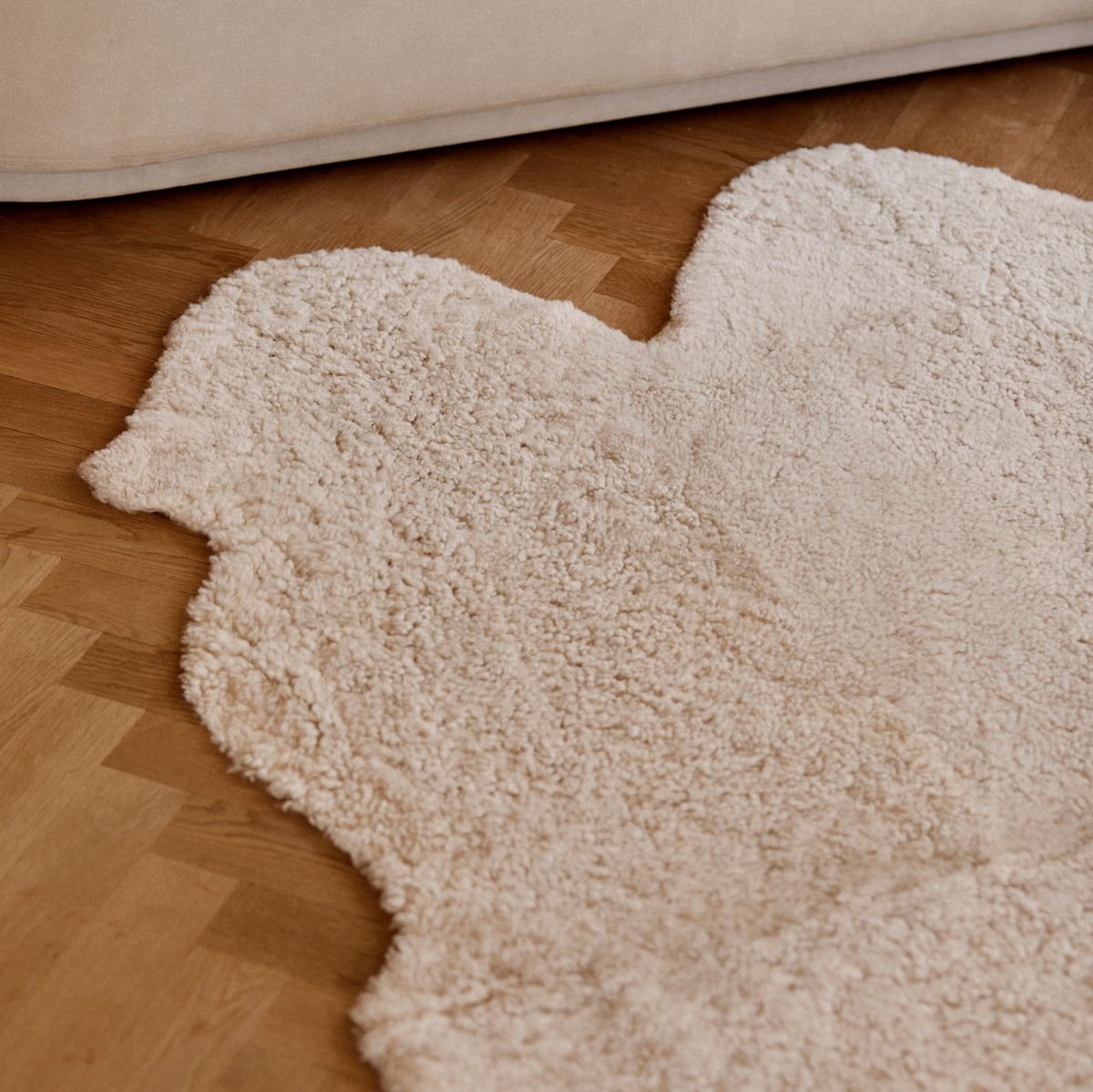 Natures Collection - Premium 4 dubbele Nieuw- Zeelandse schapenvacht - Kortharig - Kleed 180x110 cm